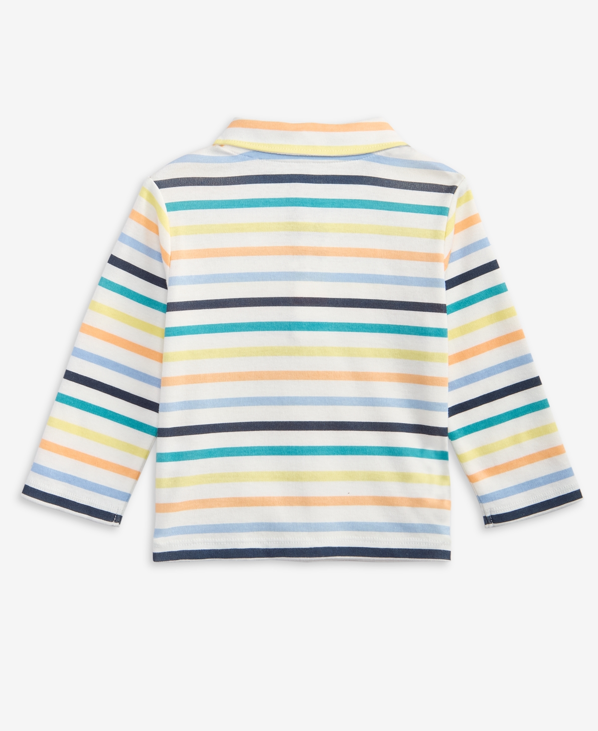 First Impressions Boys Toddler 2T-4T Long-Sleeve Striped Polo Shirt, Macy's Exclusive