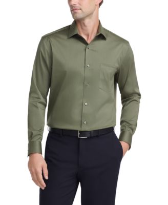 Men's Regular Fit Ultra Wrinkle Free Flex Collar Dress Shirt