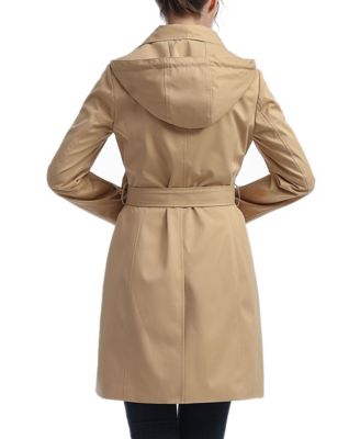 Women's kimi + kai Wing Collar Hooded Trench Coat