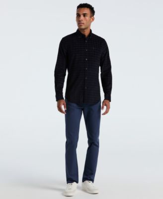 Men's Checked Slim Fit Long Sleeves Shirt