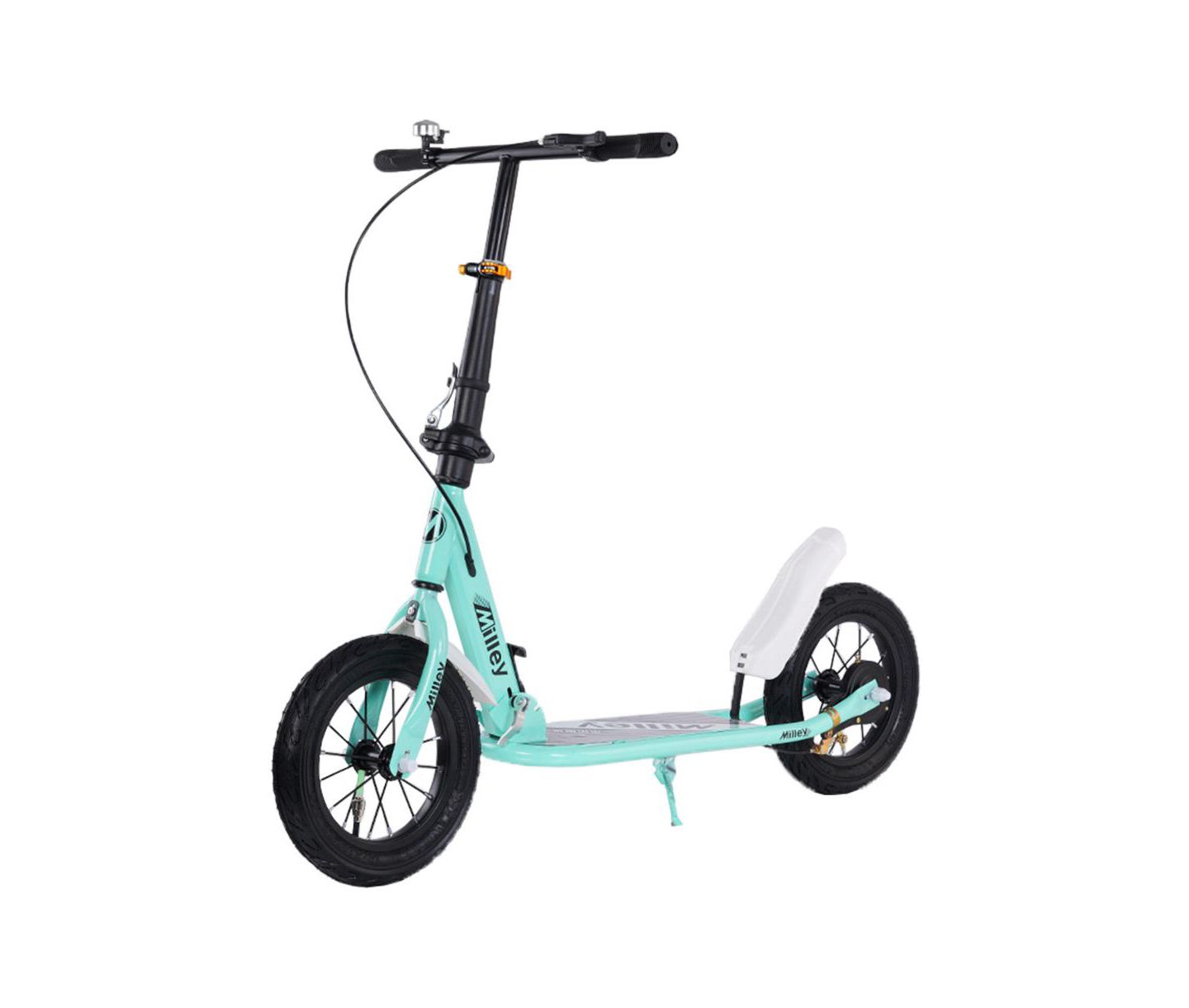 Детская игрушка Artudatech 12-Inch Foldable Scooter with Adjustable Height, 220 lbs Capacity, Ages 7-12, цвет: Зелёный — фото 1