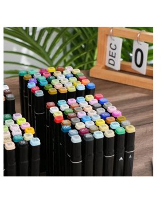 168 Color Art Markers Set - Vibrant, Blendable, And Non-Staining Markers For Art Beginners - Perfect For Coloring, Drawing, Sketching, Card Making