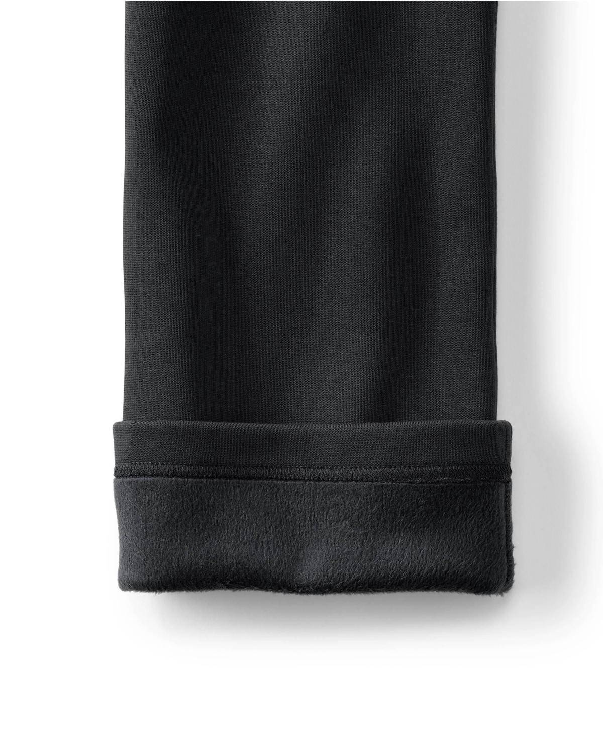 Lands' End Women's Serious Sweats High Rise Fleece Lined Straight Leg Pants