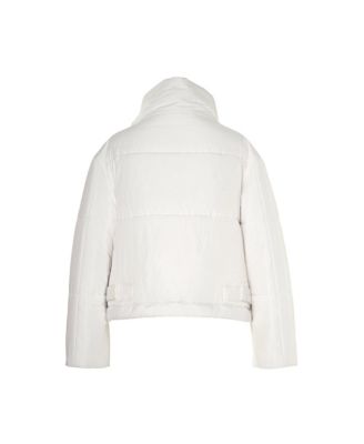 Women's Reversible Cropped Sustainable Down Coat