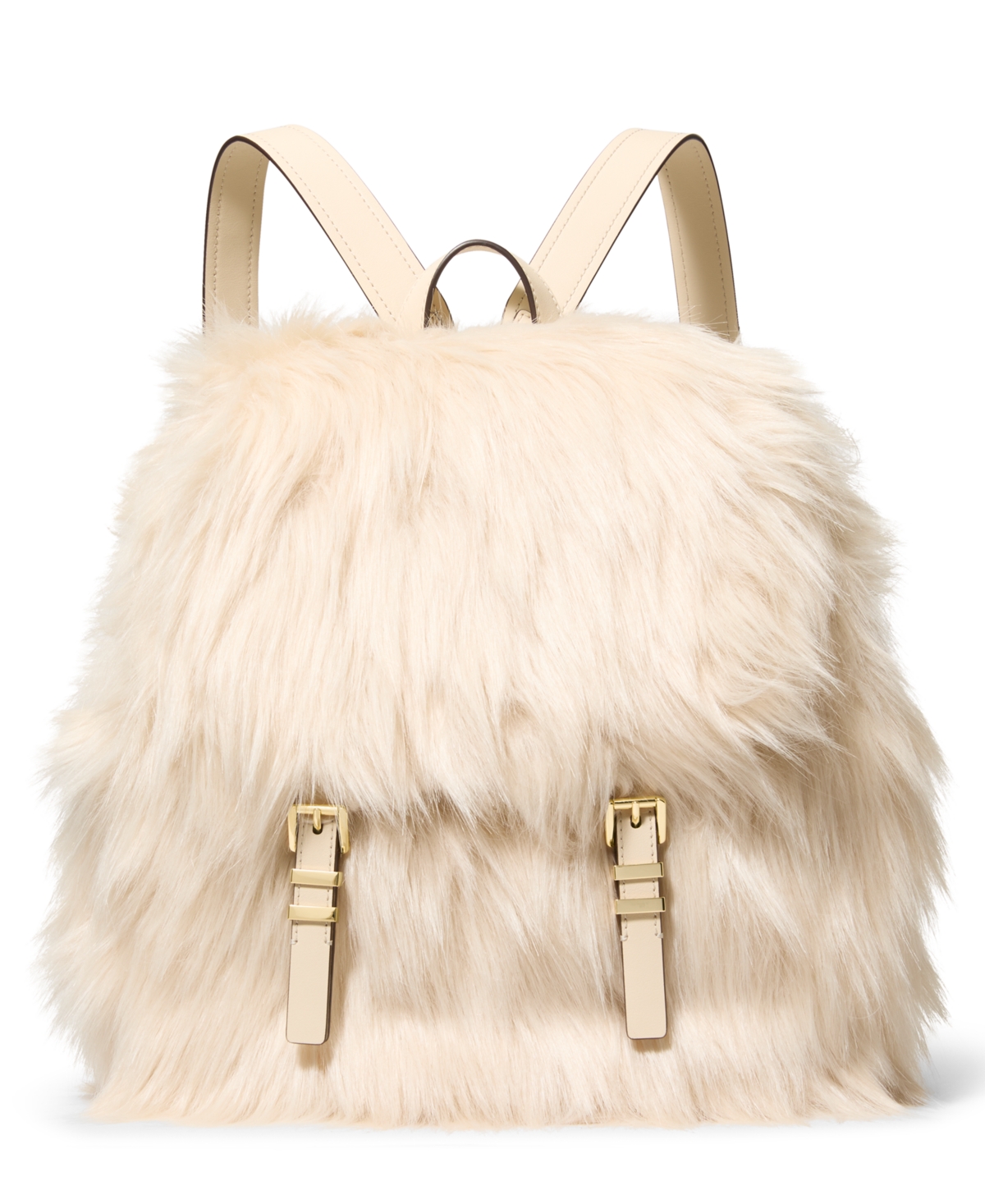 Michael Kors Quinn Small Flap Backpack In Neutral