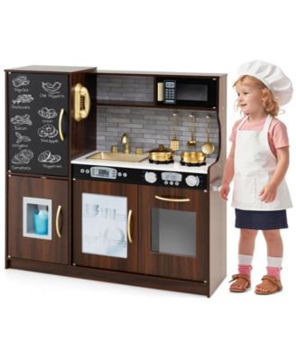 Toddler Pretend Play Kitchen for Boys and Girls 3-6 Years Old