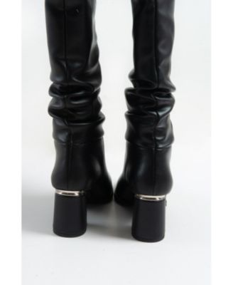 Women's Vianella Block Heel Knee High Boot