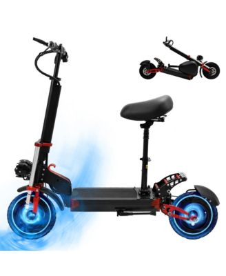 All-Terrain Beast Electric Scooter with 2000W Dual Motor, 40 MPH & 50-Mile Range | Foldable Design for Easy Storage
