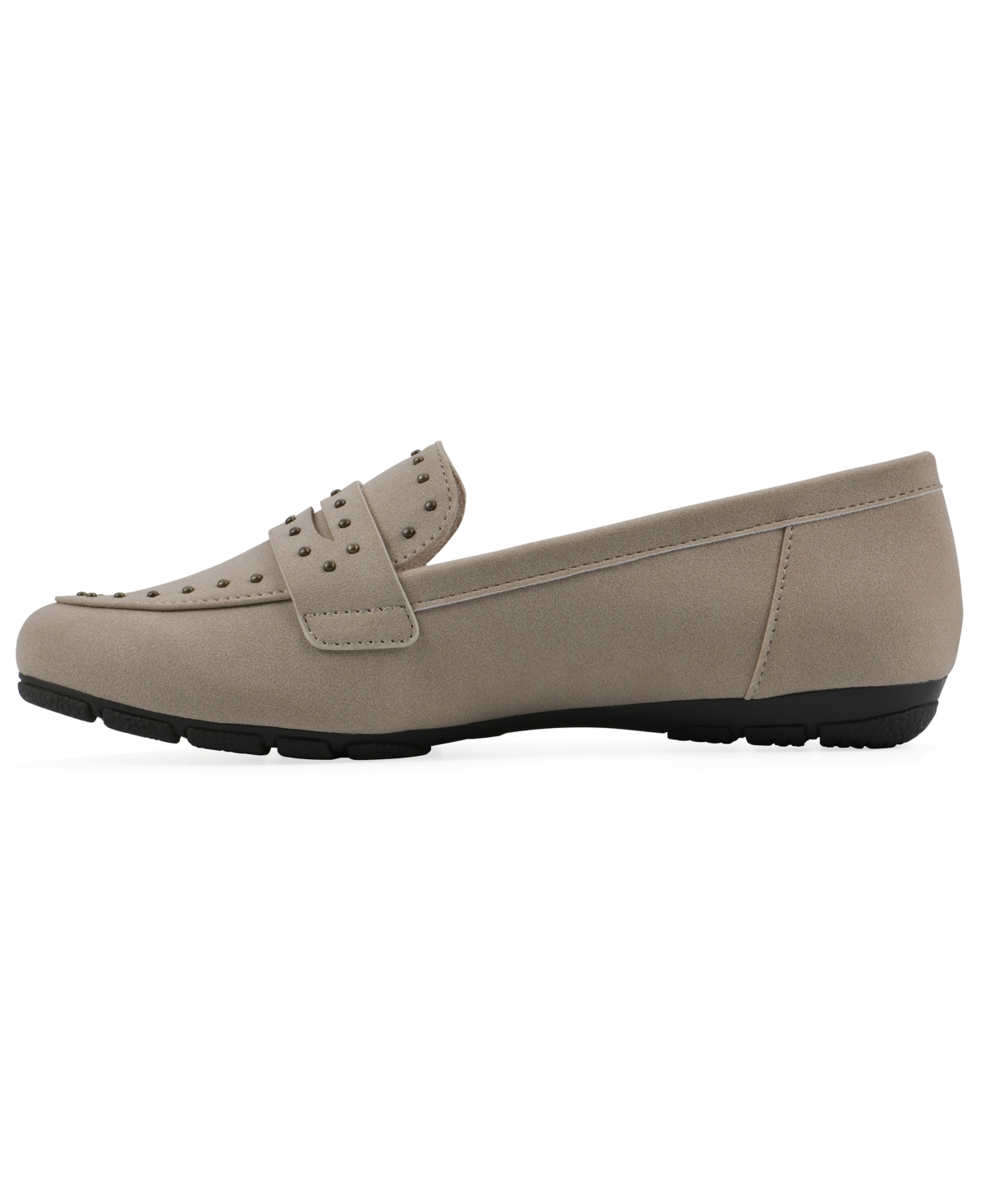 Cliffs By White Mountain Giada Stud Driving Loafer In Neutral