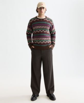 Men's Drop Shoulder Long-Sleeve Sweater