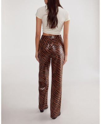 Women's Zebra Straight Leg Pant