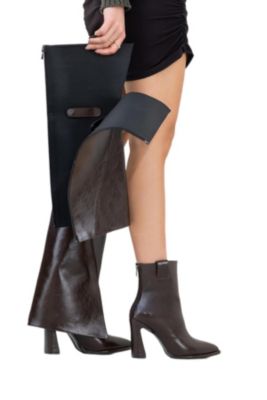 Women Aja Block Heel Convertible Knee High Boot