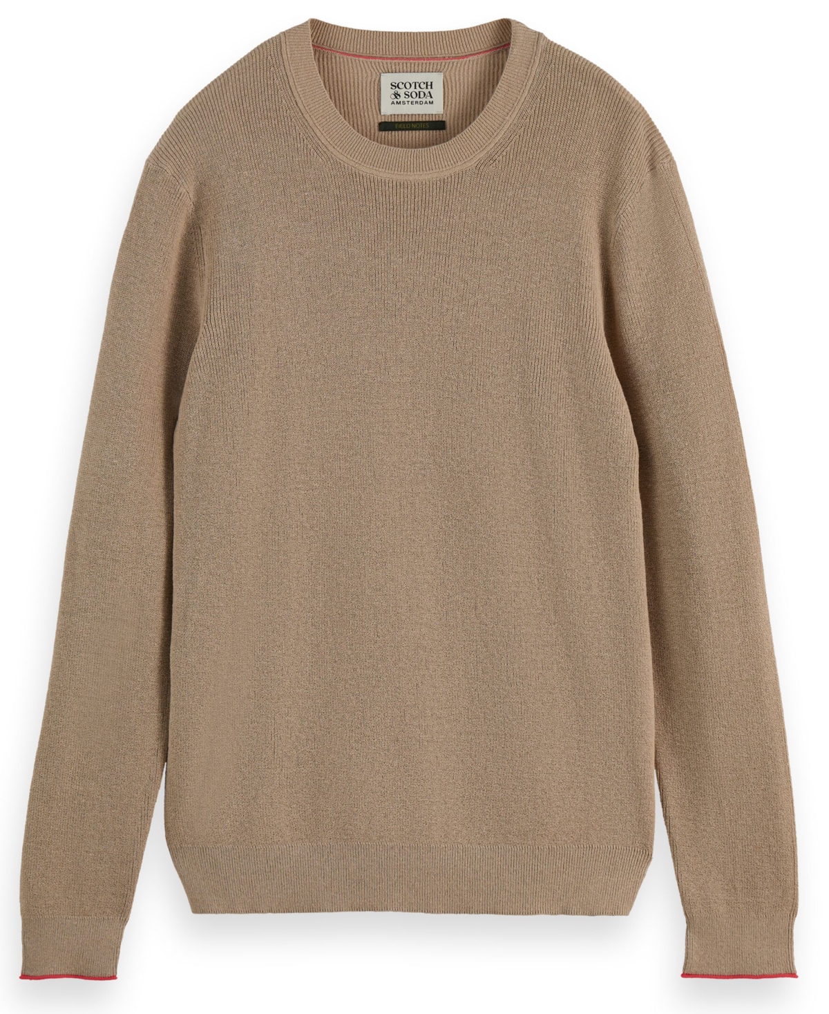 Scotch & Soda Men's Long Sleeve Crewneck Sweater In Gray