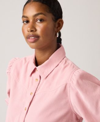 Premium Women's Corduroy Journey Western Point Collar Shirt