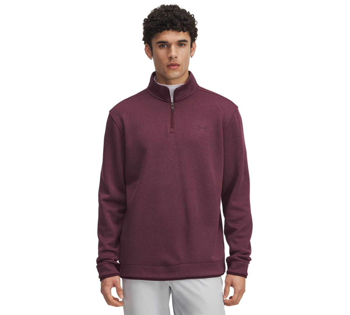 Under Armour Men's Storm Long Sleeve Sweatshirt In Purple