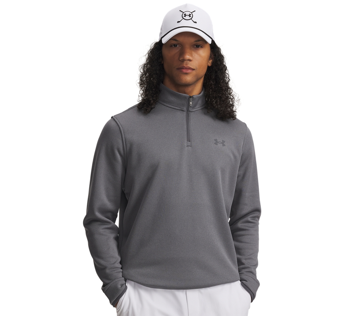 Under Armour Men's Storm Long Sleeve Sweatshirt In Gray