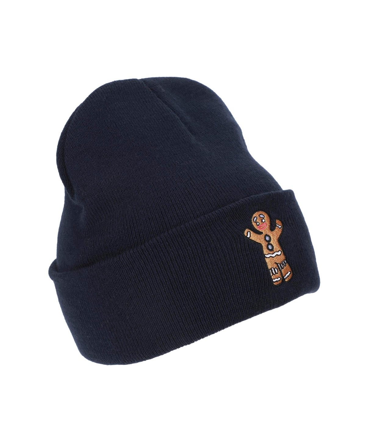 Shrek Men's Gingy Embroidery Acrylic Knit Standard Cuff Beanie