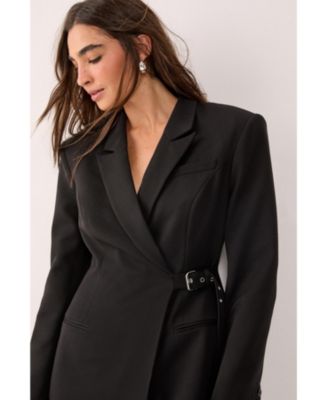 Women's Shoulder Pad Blazer Dress