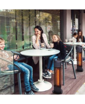 Outdoor Electric Heater, 25.6" Waterproof Patio Heater with Touch & Rocker Switch