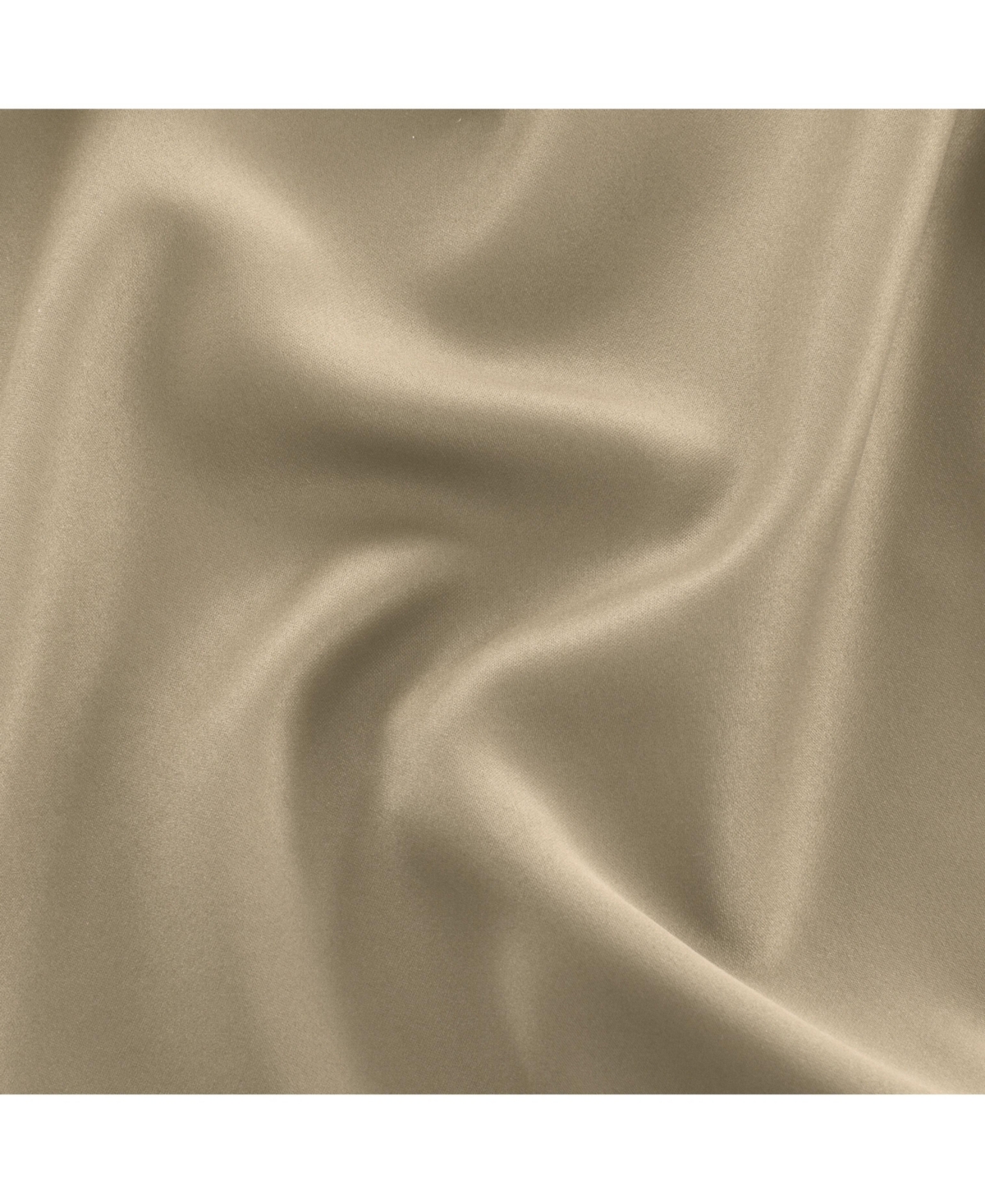 Kate Aurora Basic Elegance 2 Pack Double Layered Hotel Chic Sheer Light Defusing Curtains - 38 in. W x 63 in. L, Taupe