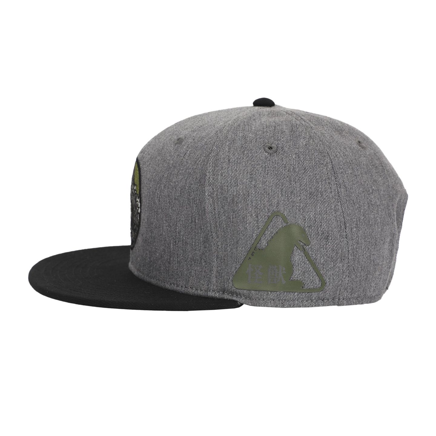 Мужская кепка Godzilla Embroidery Cotton Twill B15 Snap Back Snapback, цвет: Серый — фото 2