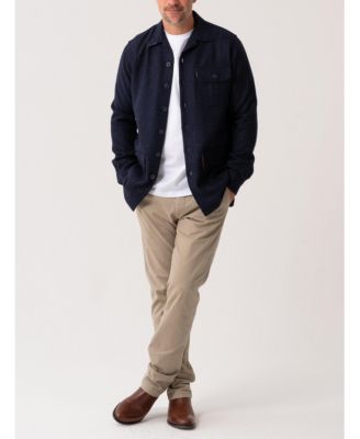 Men's Long Sleeve Wool Shirt-Jacket