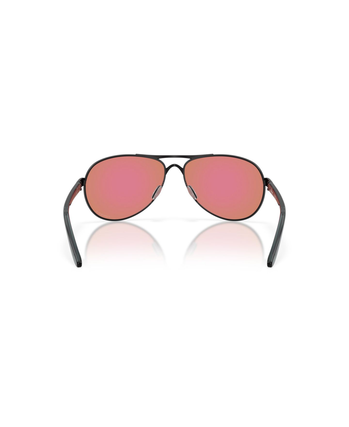 Женские солнцезащитные очки Oakley Round Sunglasses, Feedback OO4079, цвет: Атласный чёрный — фото 4