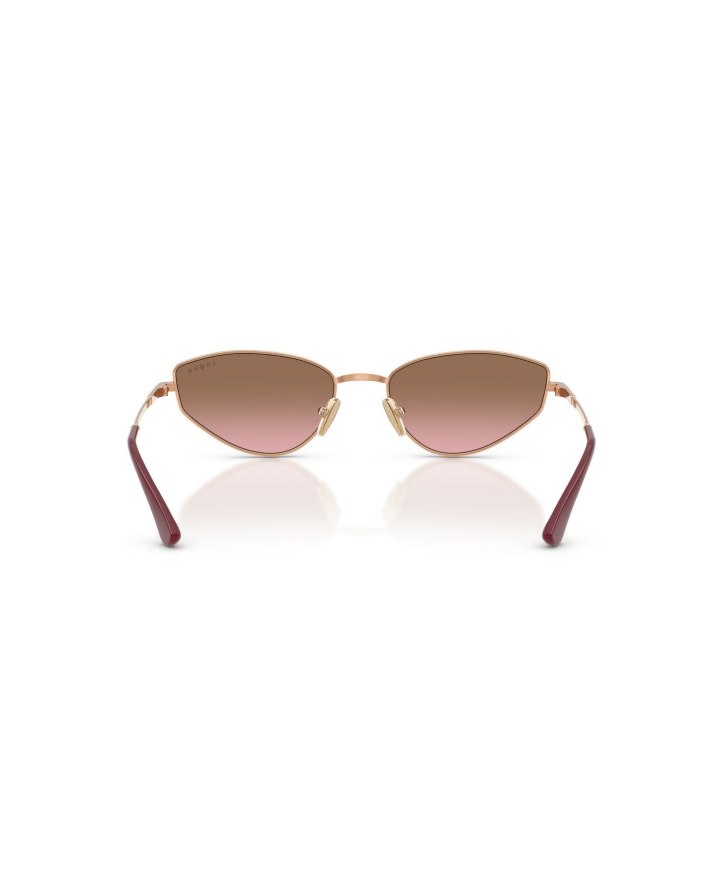 Женские солнцезащитные очки Vogue Eyewear Cat Eye Sunglasses, VO4339S, цвет: Золотой — фото 17