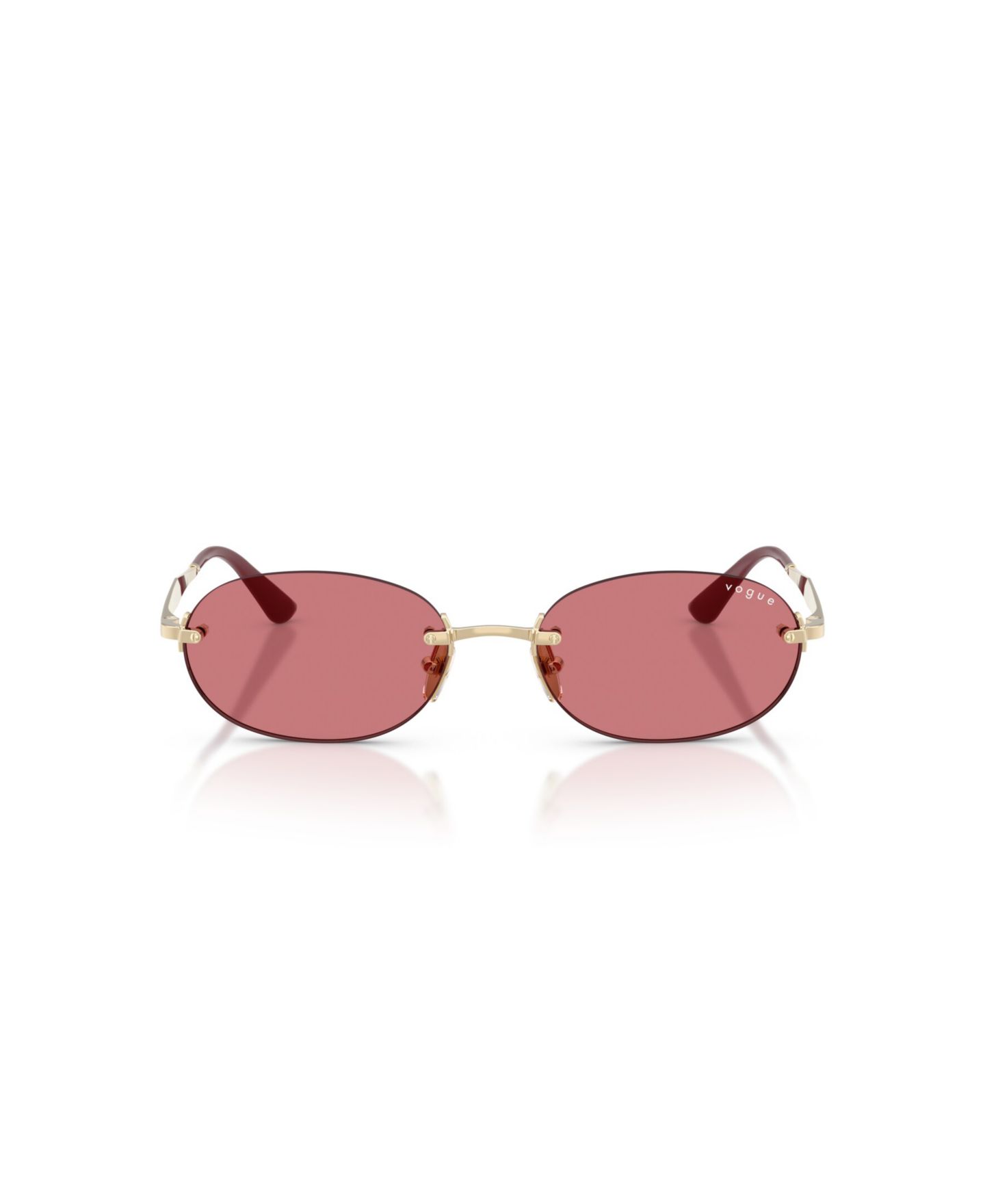 Женские солнцезащитные очки Vogue Eyewear Sunglasses, VO4342S, цвет: Золотой — фото 19