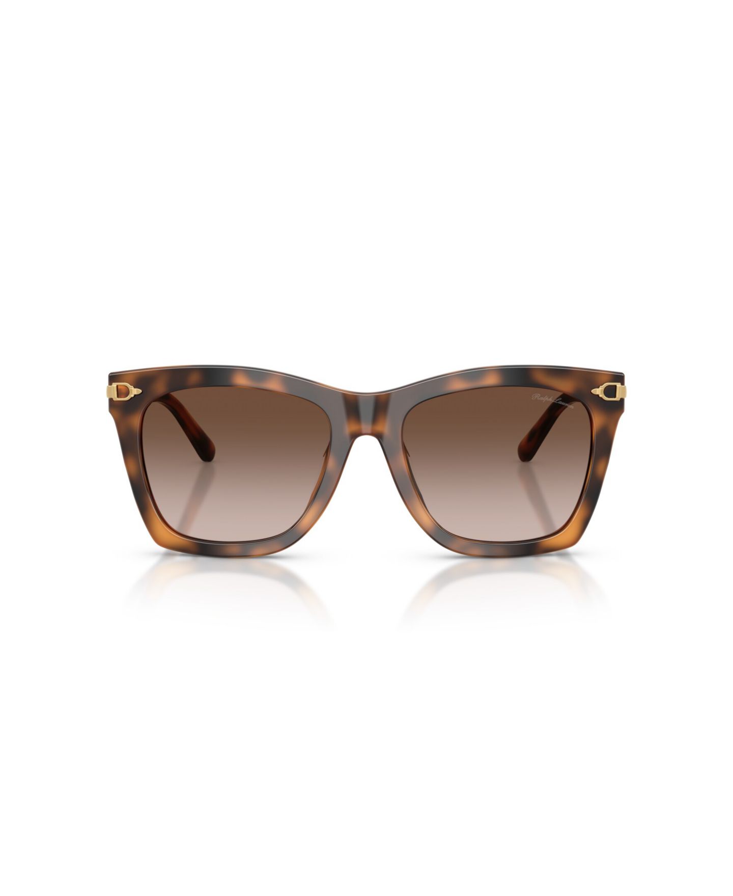 Женские солнцезащитные очки Ralph Lauren Square Sunglasses, RL8235U, цвет: Гавана — фото 3
