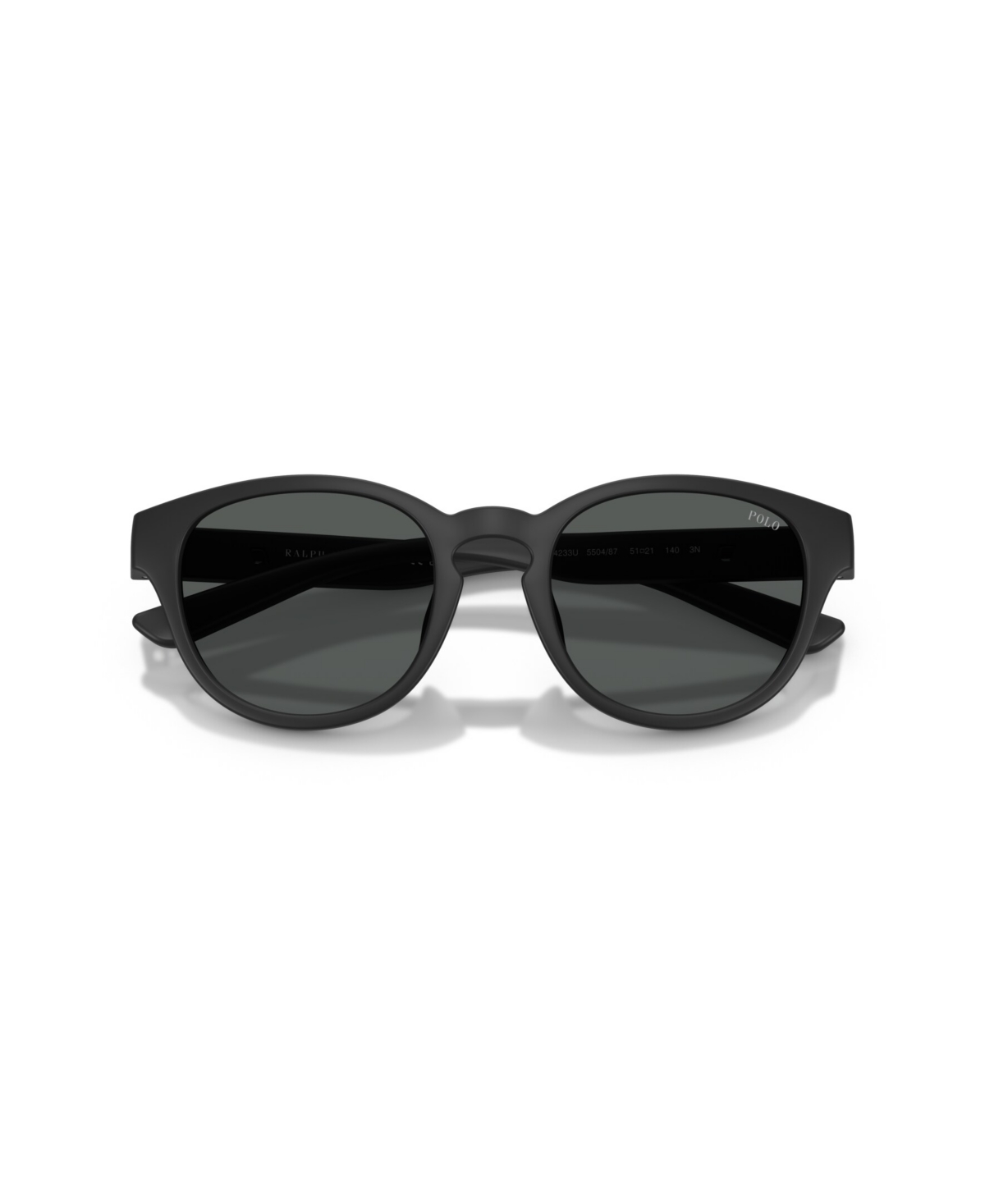 Polo Ralph Lauren Men's Round Sunglasses, Ph4233u In Black