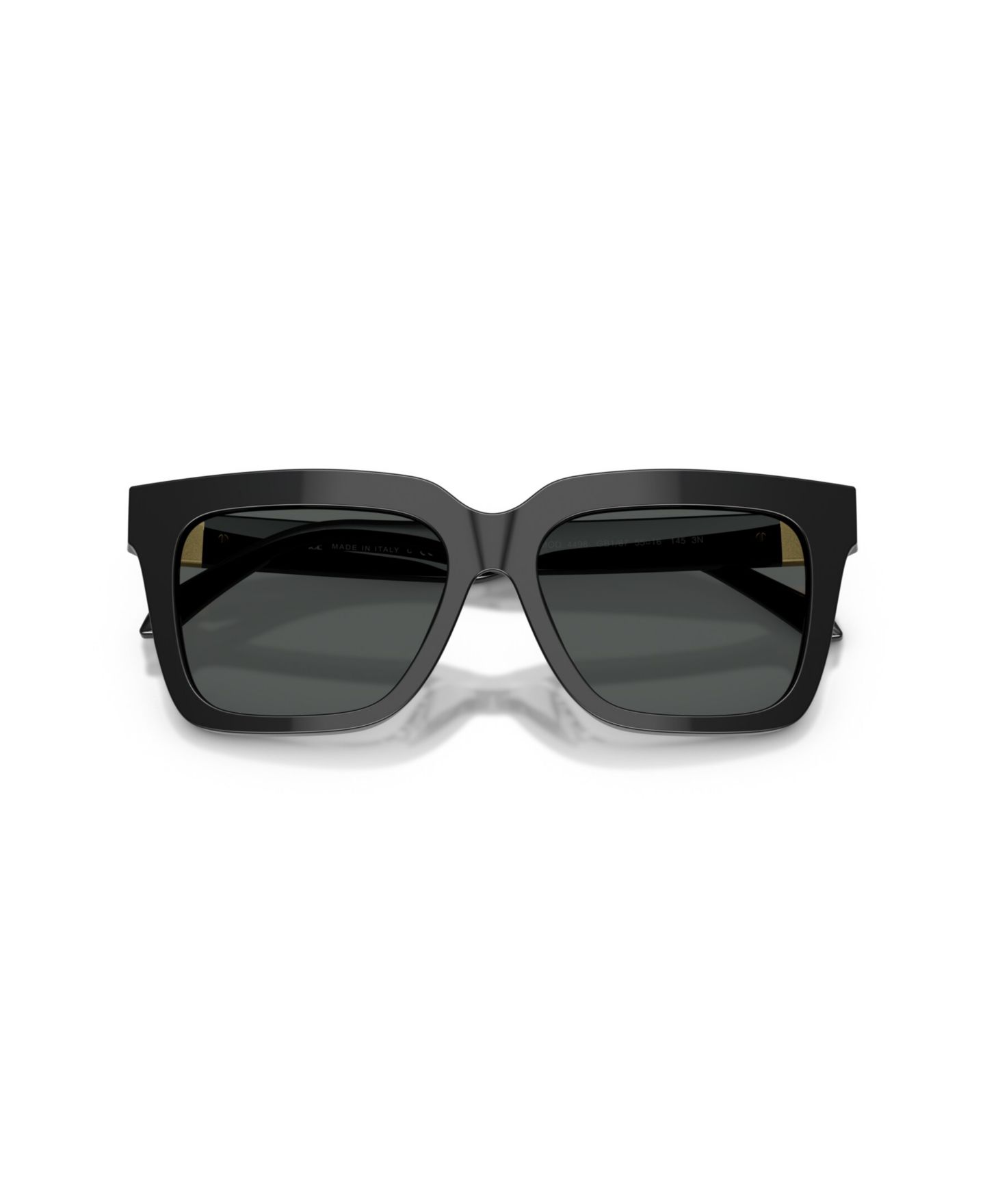Женские солнцезащитные очки Versace Square Sunglasses, VE4498, цвет: Чёрный — фото 3