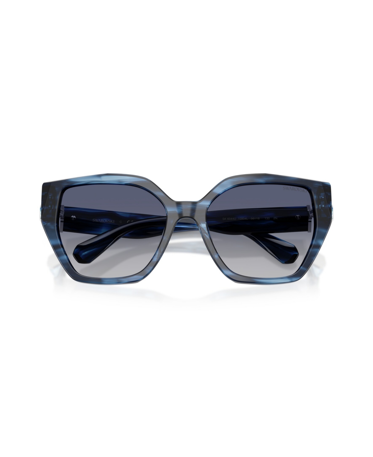 Swarovski Women's Geometric Sunglasses, Sk6044u In Blue