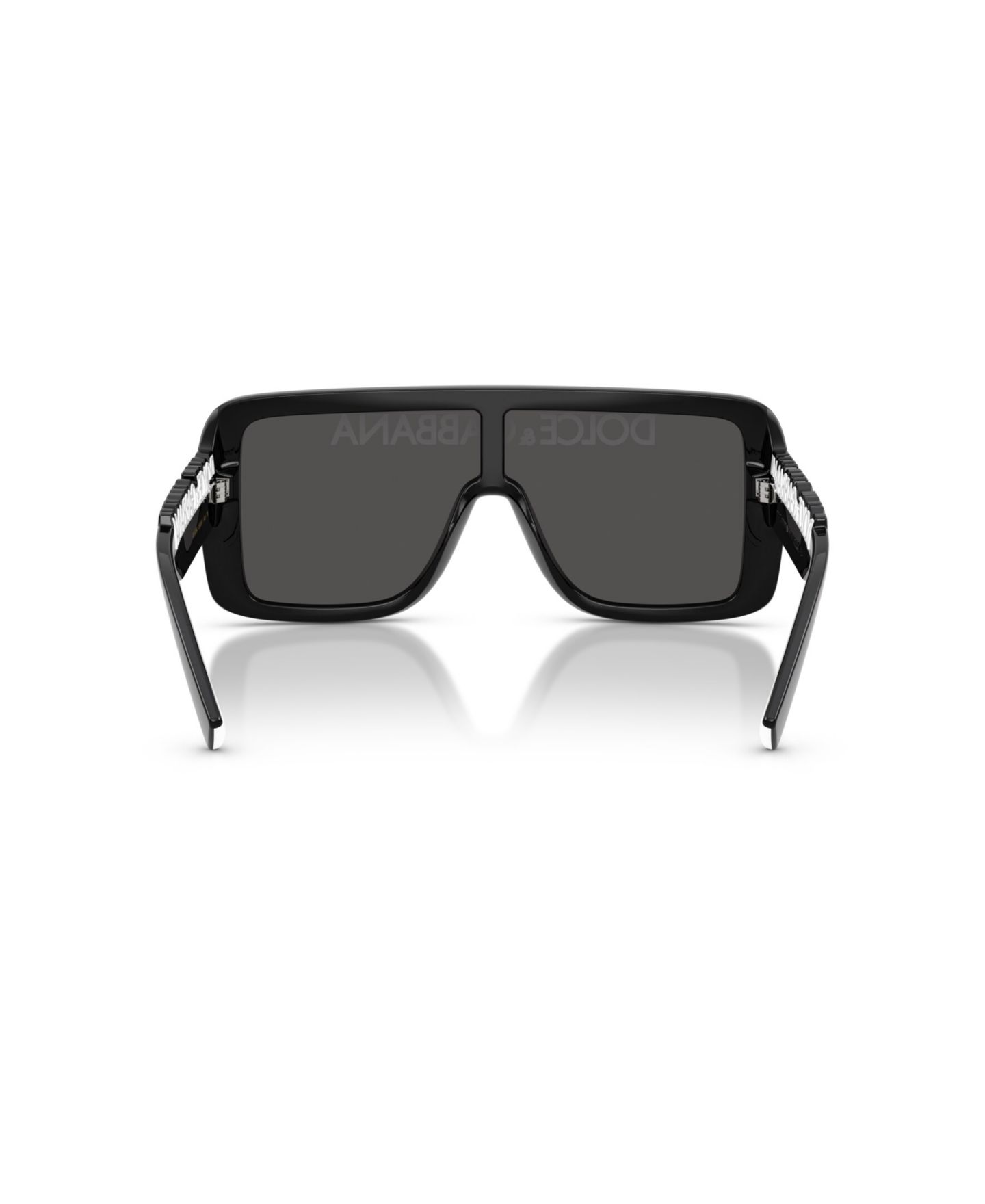 Солнцезащитные очки Dolce&Gabbana Unisex Rectangle Sunglasses, DG6204, цвет: Чёрный — фото 4