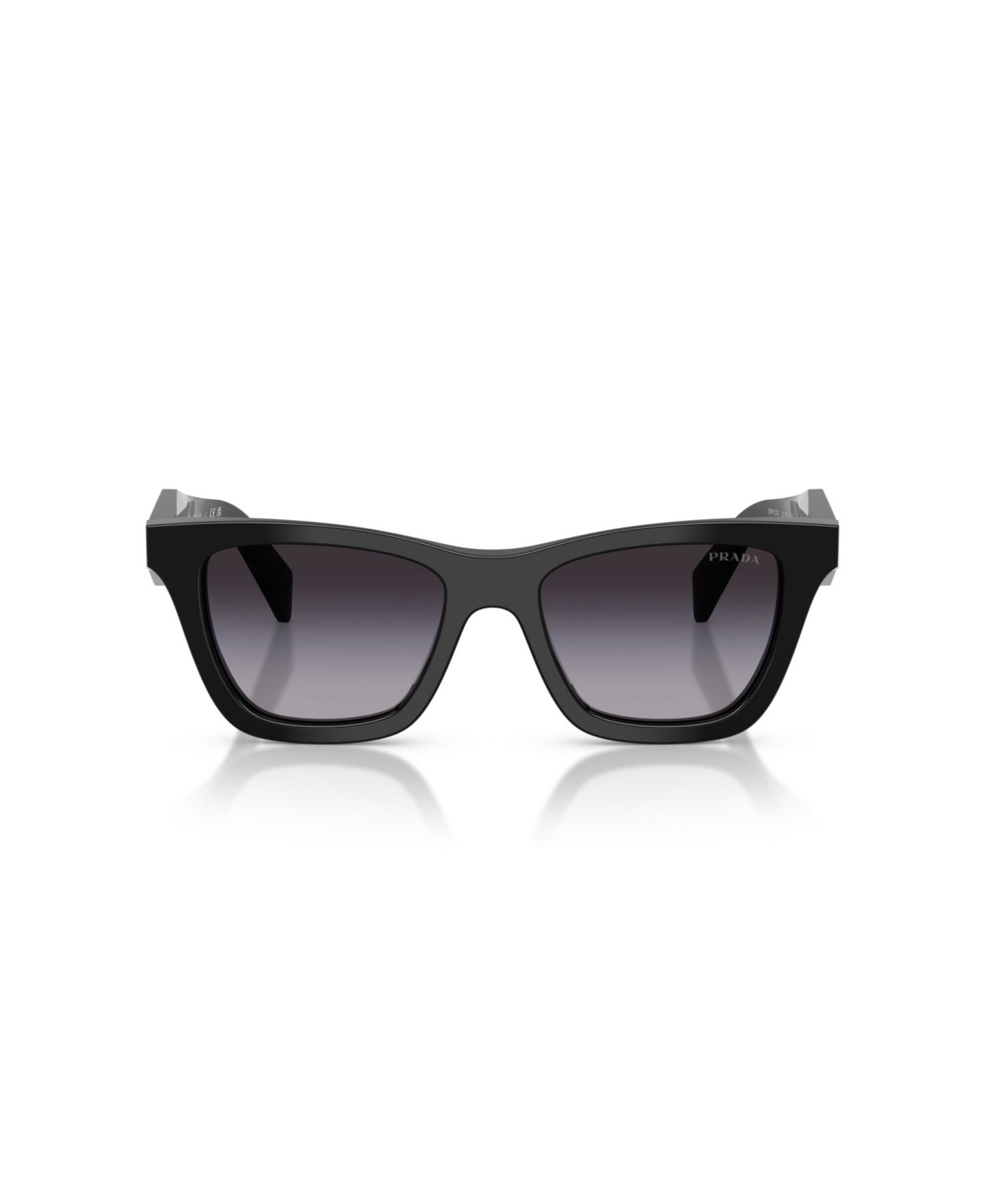 Женские солнцезащитные очки Prada Butterfly Sunglasses, PR C07S, цвет: Чёрный — фото 2