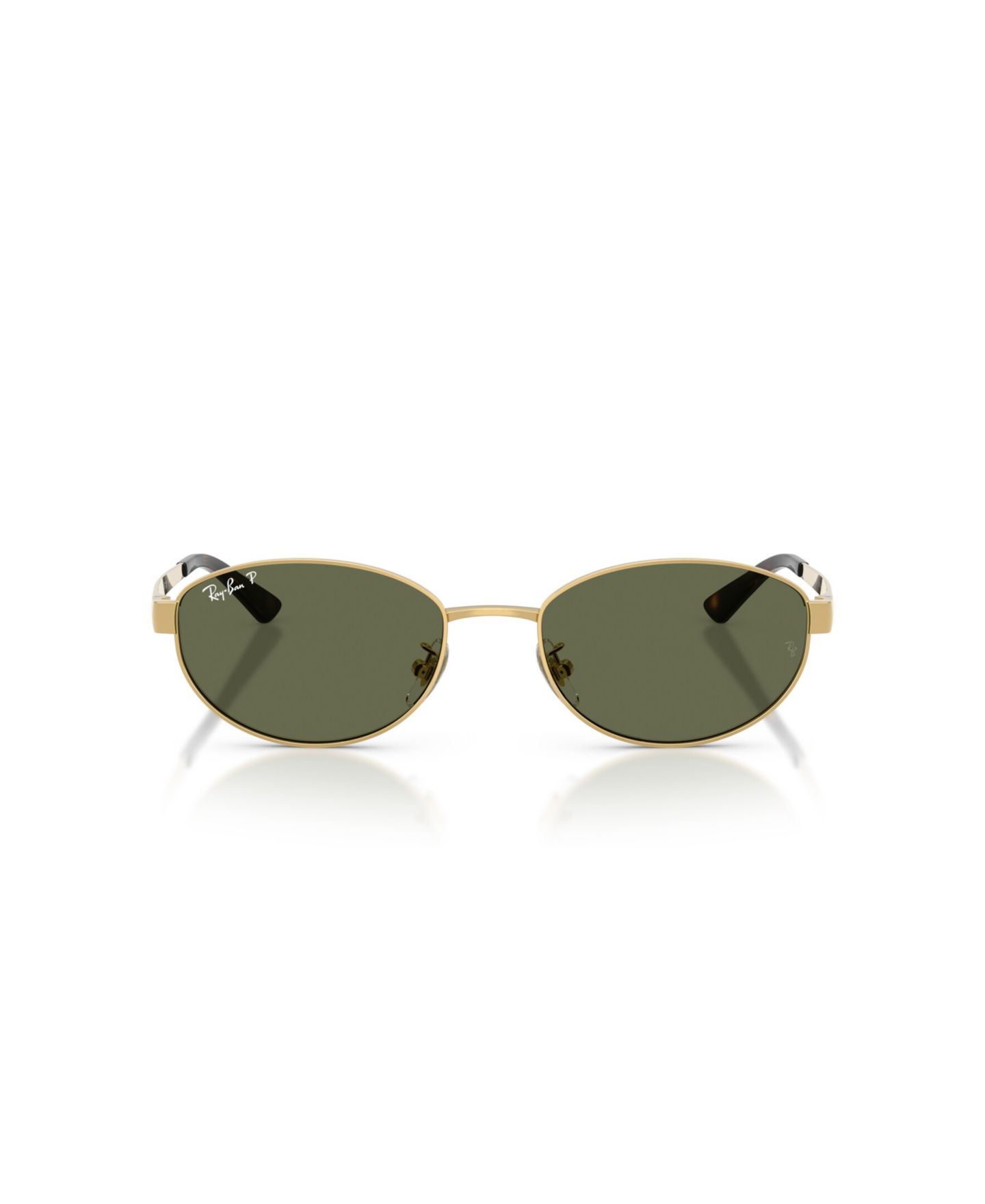 Солнцезащитные очки Ray-Ban Unisex Polarized Sunglasses, RB3774D, цвет: Золотой — фото 2