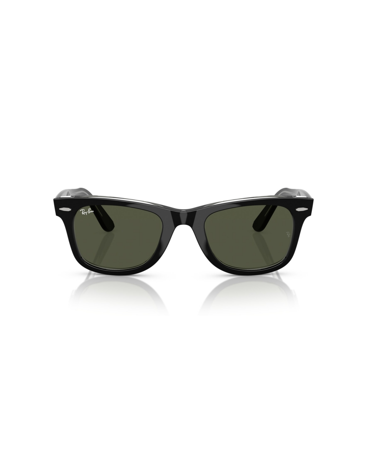 Ray Ban Polarized Classic Wayfarer Acetate Sunglasses In Black