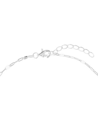 Cubic Zirconia Butterfly Anklet (1.20 ct. t.w.) in Sterling Silver (also in 14k Gold over Sterling Silver)
