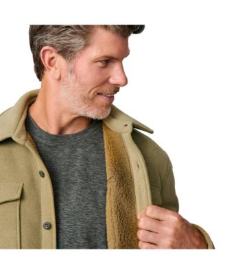 Men's Sueded Tundra Fleece Shirt Jacket