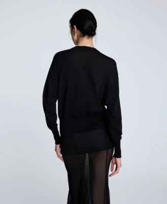 Women's Long Sleeve Button-Front Cardigan Sweater