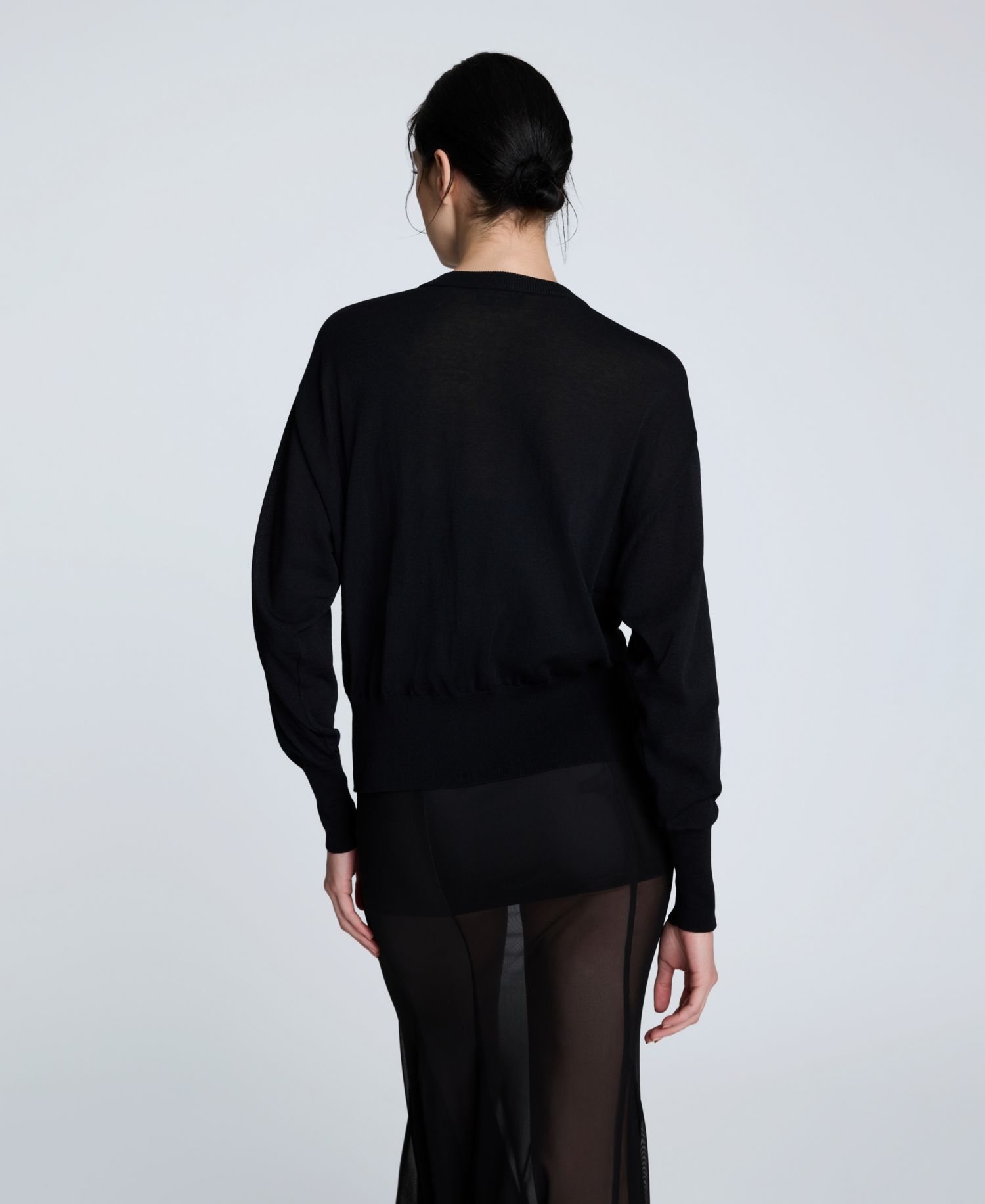 Women's Long Sleeve Button-Front Cardigan Sweater