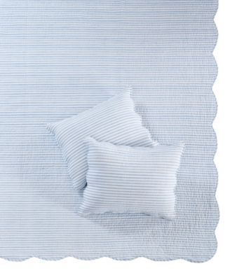 Home Martha Stripe Reversible 2-Pc. Bedspread Set, Twin