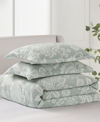 Sarrah Textured 3-Pc. Duvet Cover Set, King