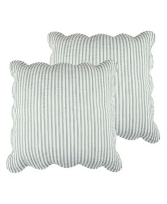 Martha Stripe 2-Pc. Sham Set, European