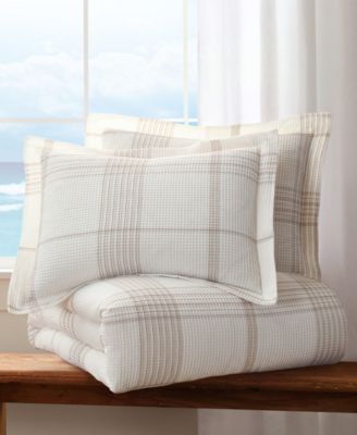 Home Waffle Plaid 2-Pc. Duvet Cover Set, Twin