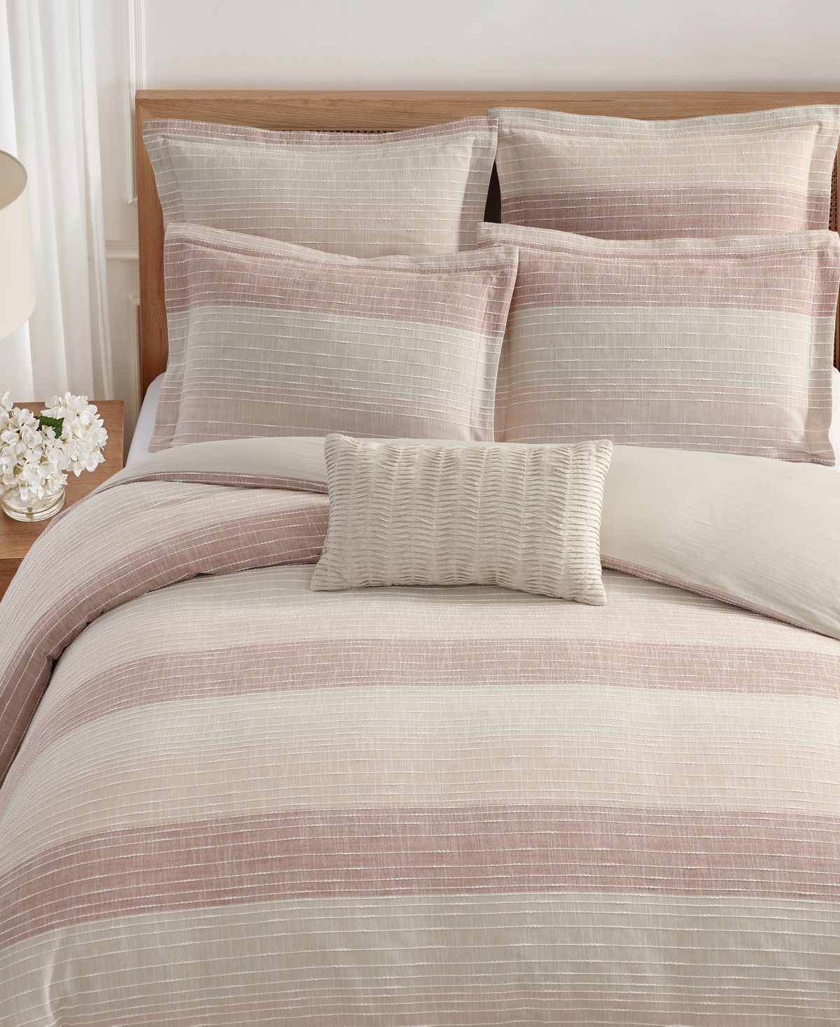 Levtex Sand Stripes Textured 2-Pc. Comforter Set, Twin/Twin Xl