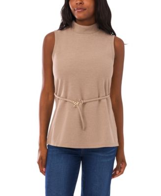 Vince Camuto - Women's Mock Neck Sleeveless Top