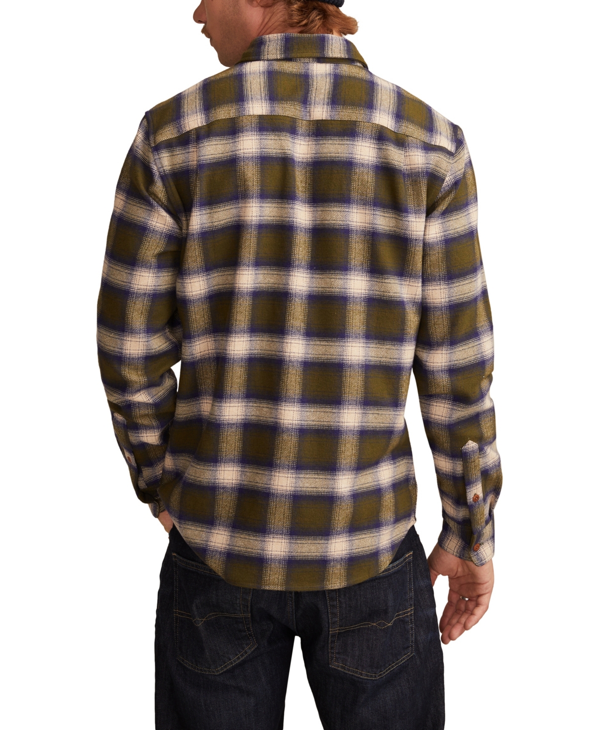 Lucky Brand Men's Cloud Soft Flannel Long Sleeve Shirt