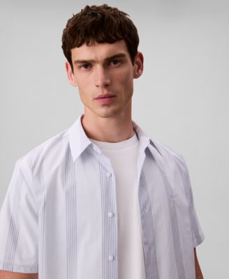 Men's Classic Fit Striped Shirt