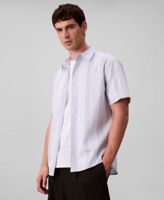 Men's Classic Fit Striped Shirt